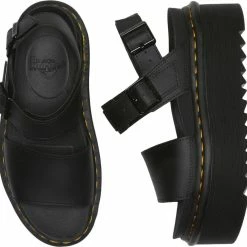 Dr. Martens Voss Quad Black Hydro Leather -alohas shop 190665394030 1