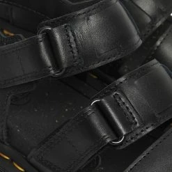 Dr. Martens Ricki 3-Strap Sandal Black Nappa Lux 9 Dr. Martens Ricki 3-Strap Sandal Black Nappa Lux -alohas shop 190665478952 3