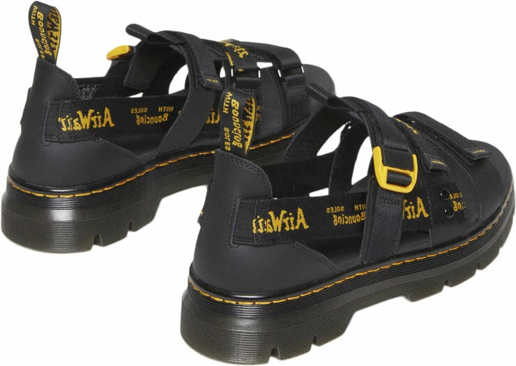 Dr. Martens Pearson Ii Black Lustre Coated Leather+Webbing 5 Dr. Martens Pearson Ii Black Lustre Coated Leather+Webbing - Billede 3