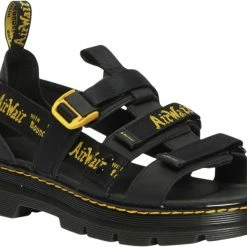 Dr. Martens Pearson Ii Black Lustre Coated Leather+Webbing