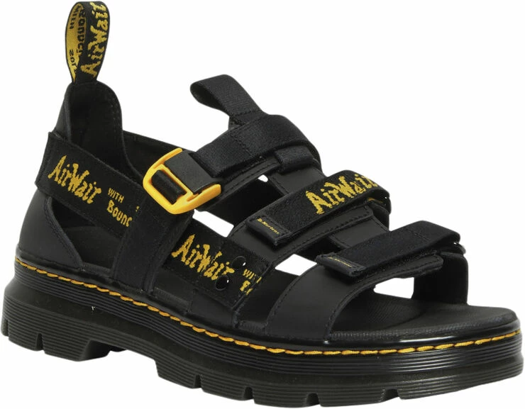 Dr. Martens Pearson Ii Black Lustre Coated Leather+Webbing 3 Dr. Martens Pearson Ii Black Lustre Coated Leather+Webbing