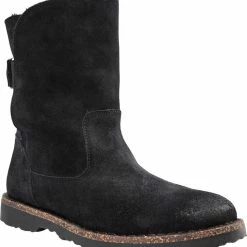 Birkenstock Uppsala Suede Shearling Black