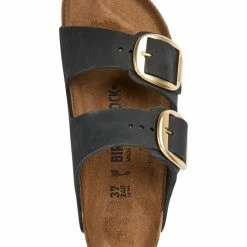 Birkenstock Arizona Big Buckle LENB Black Gold -alohas shop 4061417891366 2