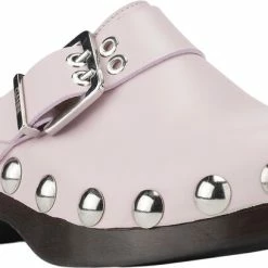 Ganni S1793 L&aelig;derclogs Med Nitter