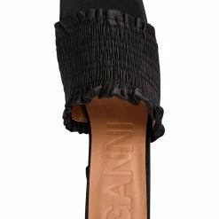 Ganni Smock Kitten Heel Mules -alohas shop 5714667487597 2