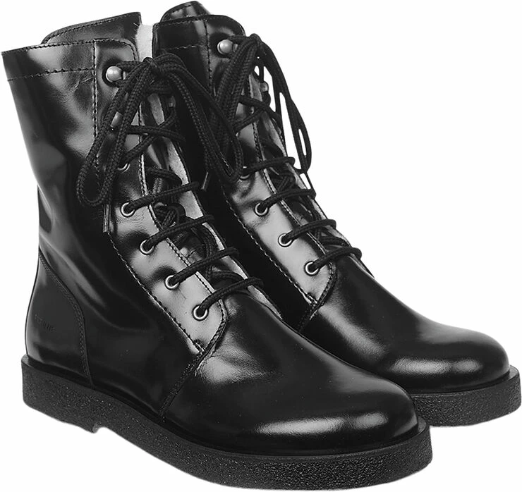 ANGULUS Snørestøvle Med Uldfoer, Lynlås Wid 4 ANGULUS Snørestøvle Med Uldfoer, Lynlås Wid - Billede 2