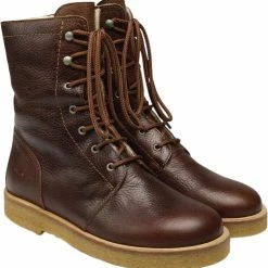 ANGULUS Snørestøvle Med Uldfoer, Lynlås Wid 7 ANGULUS Snørestøvle Med Uldfoer, Lynlås Wid -alohas shop 7456 402 2509 A