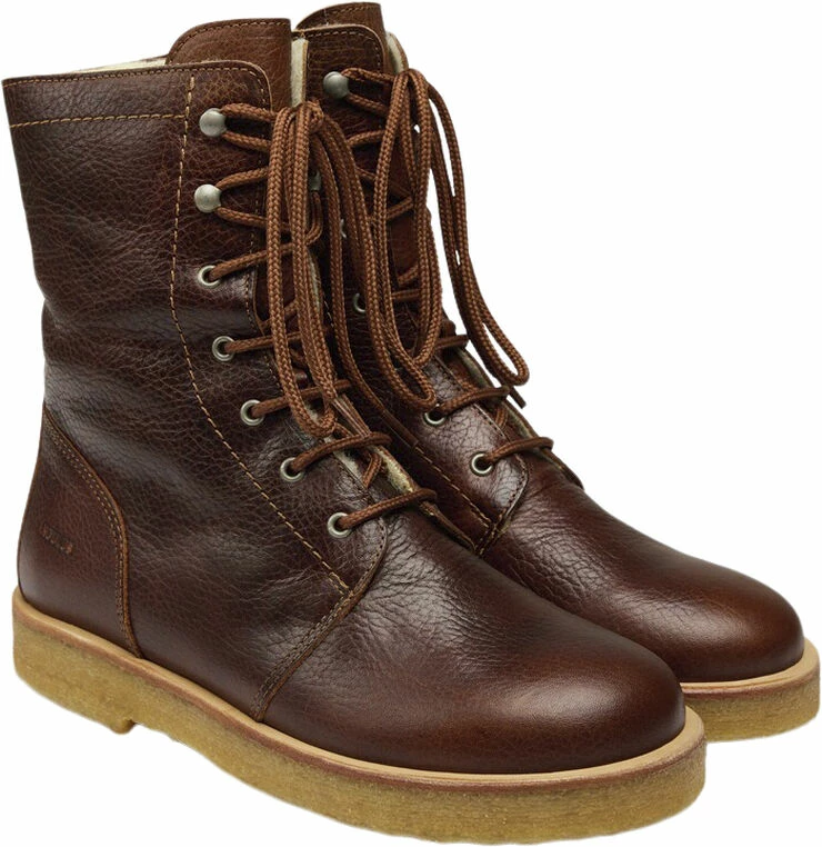 ANGULUS Snørestøvle Med Uldfoer, Lynlås Wid 5 ANGULUS Snørestøvle Med Uldfoer, Lynlås Wid - Billede 3