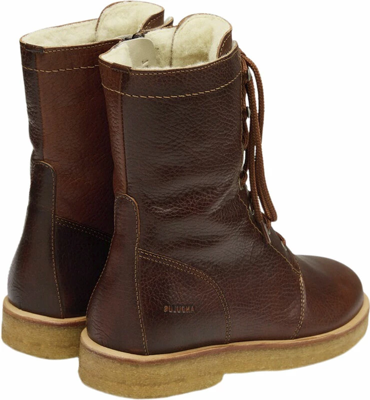 ANGULUS Snørestøvle Med Uldfoer, Lynlås Wid 4 ANGULUS Snørestøvle Med Uldfoer, Lynlås Wid - Billede 2