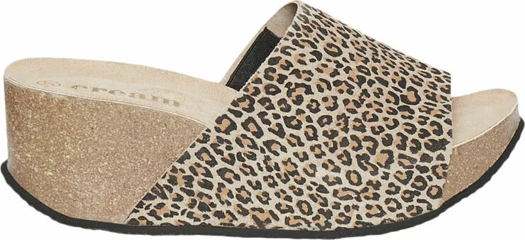 Cream Paris Wedgesandal 4 Cream Paris Wedgesandal - Billede 2