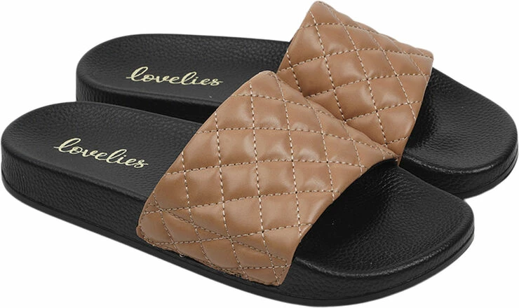 Lovelies LA BOCA - QUILTED SLIDES 4 Lovelies LA BOCA - QUILTED SLIDES - Billede 2
