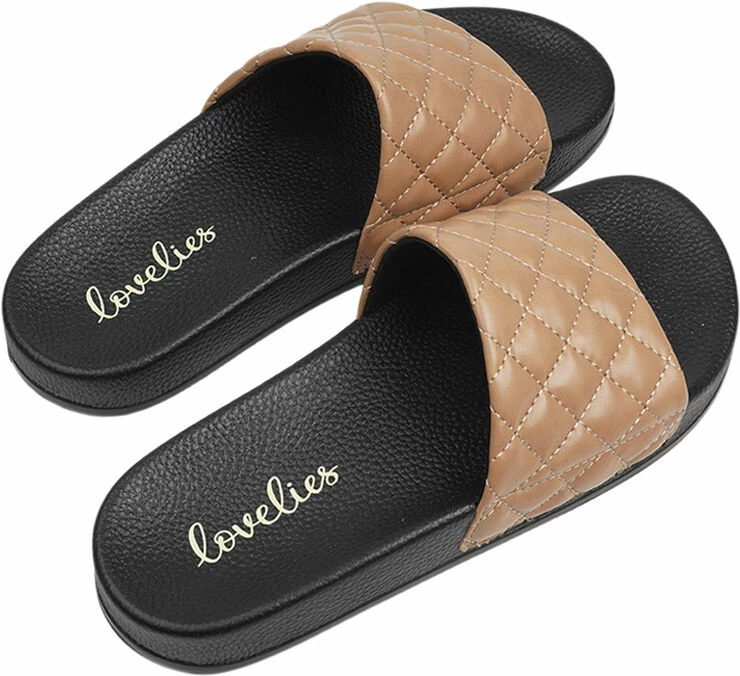 Lovelies LA BOCA - QUILTED SLIDES 5 Lovelies LA BOCA - QUILTED SLIDES - Billede 3