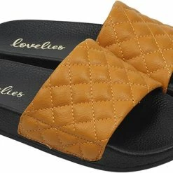 Lovelies LA BOCA - QUILTED SLIDES -alohas shop LAB3135 2