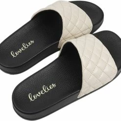 Lovelies LA BOCA - QUILTED SLIDES 7 Lovelies LA BOCA - QUILTED SLIDES -alohas shop LAB3150 3