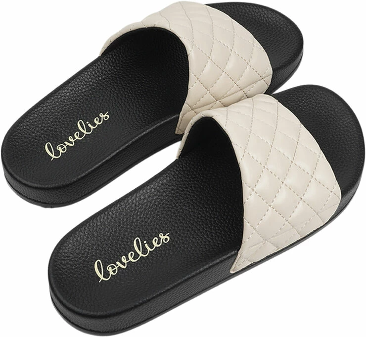 Lovelies LA BOCA - QUILTED SLIDES 5 Lovelies LA BOCA - QUILTED SLIDES - Billede 3