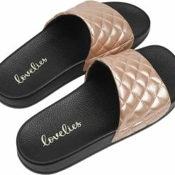 Lovelies LA BOCA - QUILTED SLIDES 7 Lovelies LA BOCA - QUILTED SLIDES -alohas shop LAB3160 3