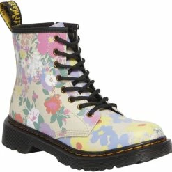 Dr. Martens 1460 J Parchment Beige Floral Mash Up K Hydro