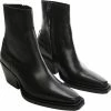 Mango Leather Cowboy Ankle Boots 1 Mango Leather Cowboy Ankle Boots -alohas shop 47080568 99