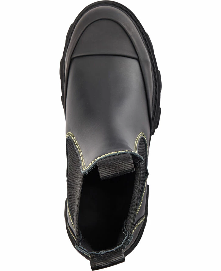 Ganni Low Chelsea Boot Yellow Stitch 5 Ganni Low Chelsea Boot Yellow Stitch - Billede 3