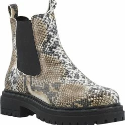 Cashott CASHANNAH Chelsea Boot Snake Leather