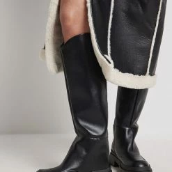 NA-KD Wide Rounded Shaft Boots -alohas shop 7325947240863 2