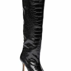 NA-KD Rounded Toe Croc Boots