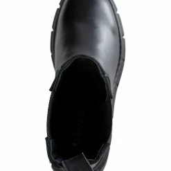 ALOHAS Armor Black Leather Ankle Boot -alohas shop 8435476167315 2